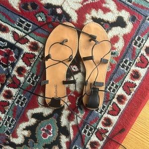 Madewell Two-toned Boardwalk Sandals